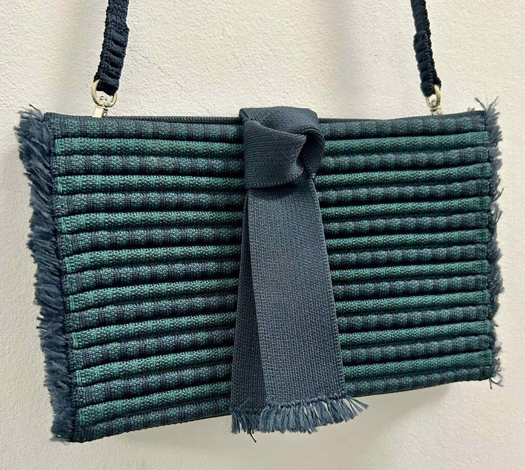 Rothy’s Navy Blue Tassel Clutch (Retails for $100)