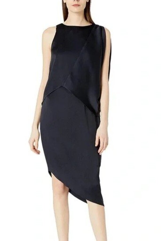 Halston NWT Dramatic Drape Dress - Size 14