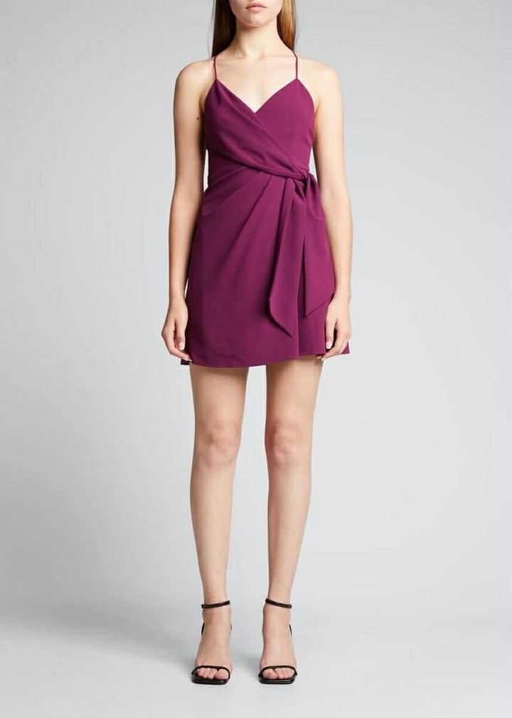 Alice + Oliva NWT Katie Wrap Mini-Dress - Size 6