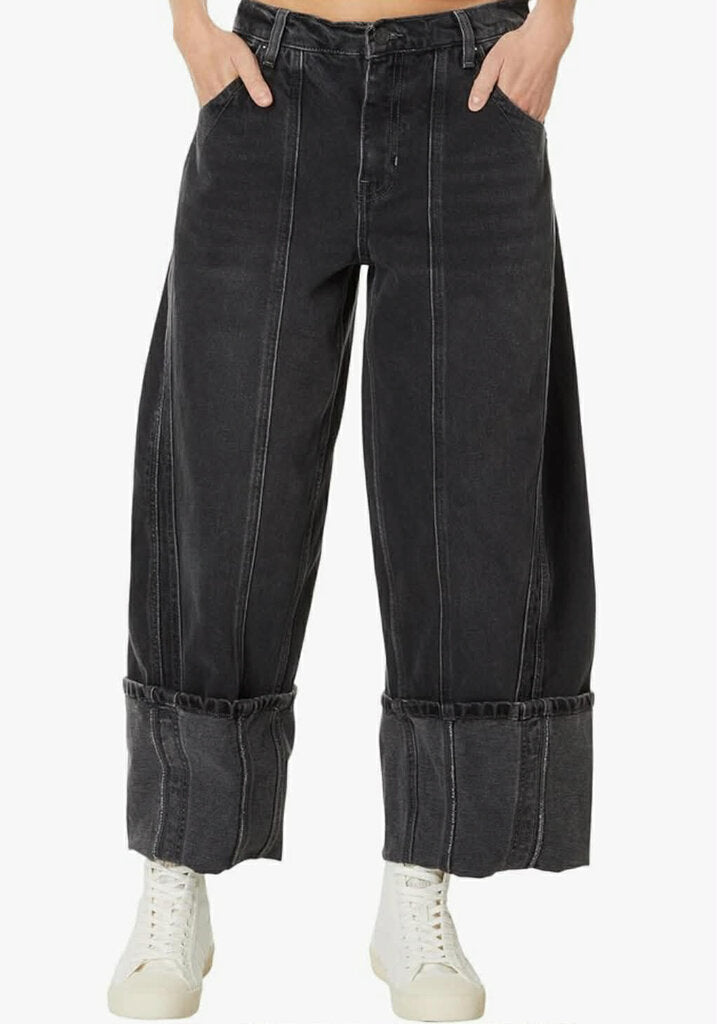 Free People NWT Olsen Cuffed Barrel Jeans (Retails $128) - Size 27