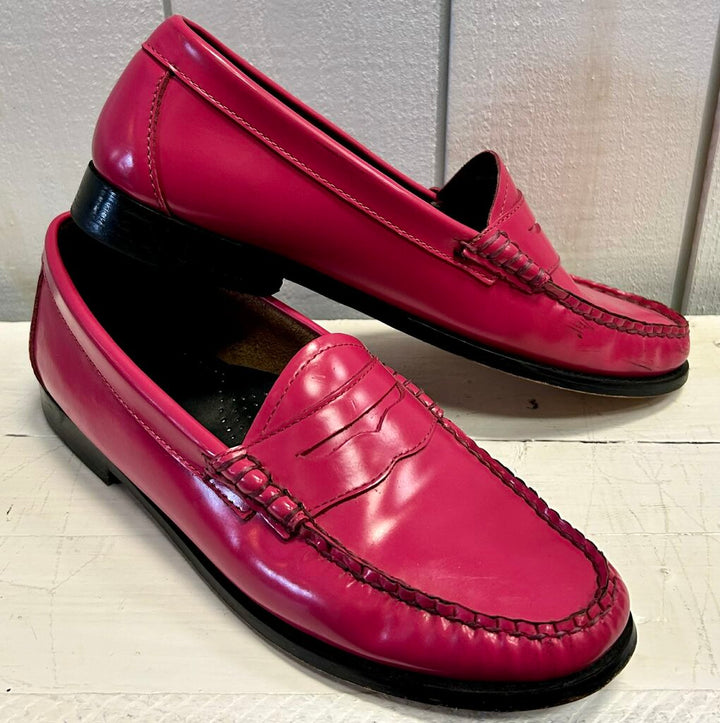 G.H. Bass Whitney Candy Weejuns Leather Penny Loafers (Retails for $150) - Size 10