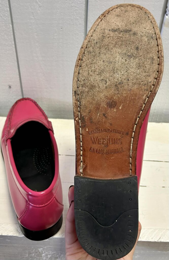 G.H. Bass Whitney Candy Weejuns Leather Penny Loafers (Retails for $150) - Size 10