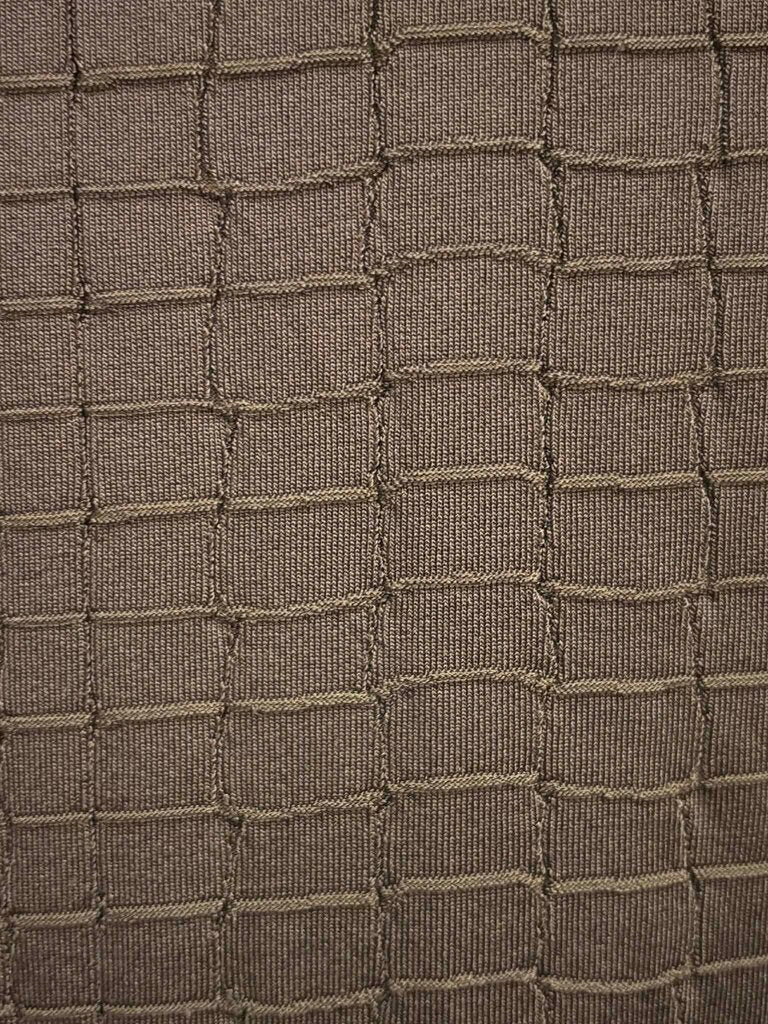 Gucci Crocodile Knit Sheath Dress - Size Large