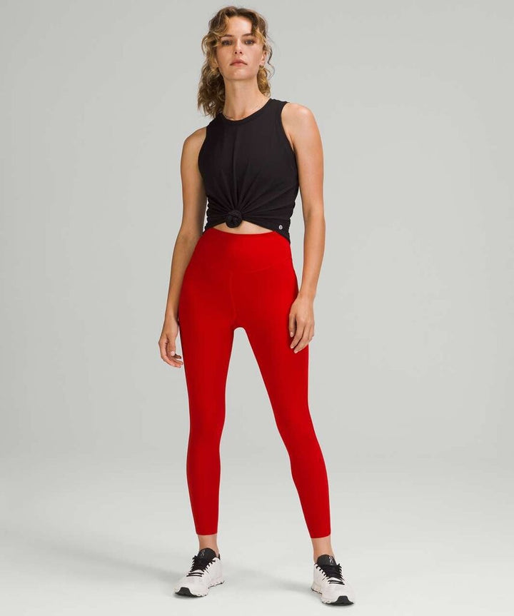 Lululemon Base Pace High-Rise Tight 25" In Red - Size Small