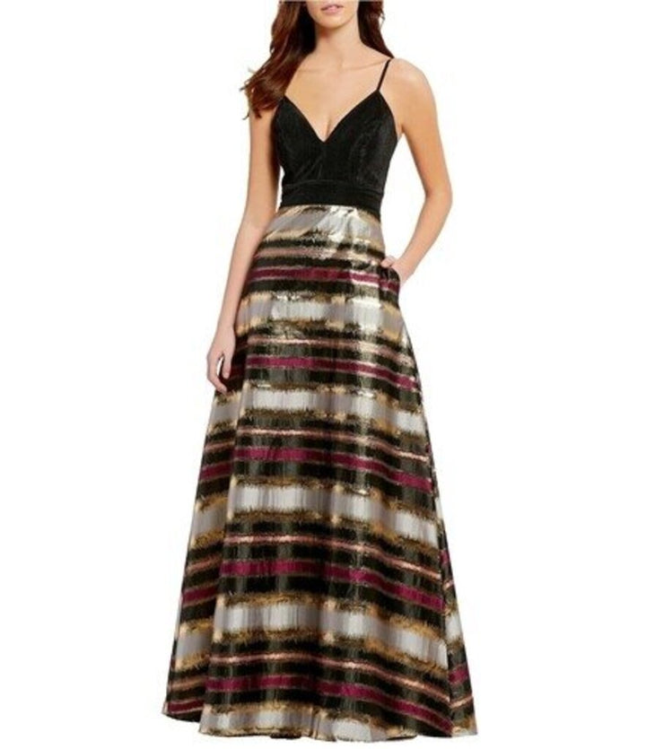 Badgley Mischka NWT Metallic Avery Dress - Size 0