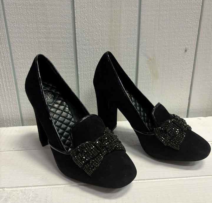 Tory Burch Carissa Embellished Bow Pump - Size 8.5
