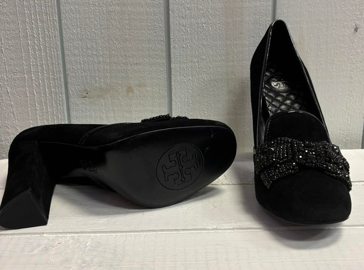 Tory Burch Carissa Embellished Bow Pump - Size 8.5