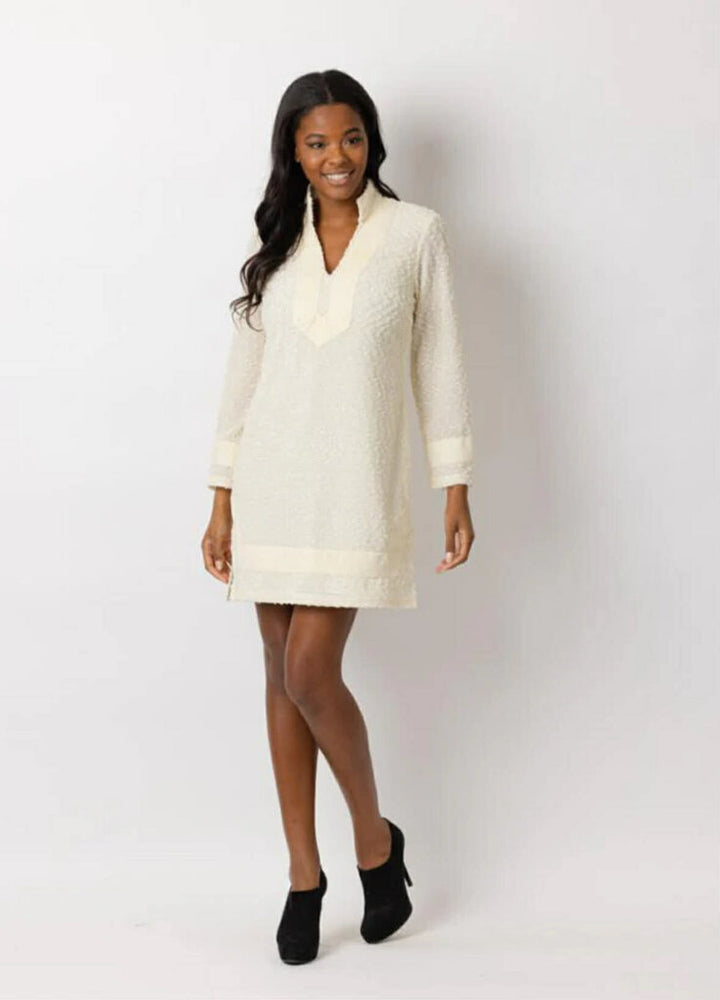 Sail to Sable Long Sleeve Classic Tunic Dress (Retails $198) - Size XS