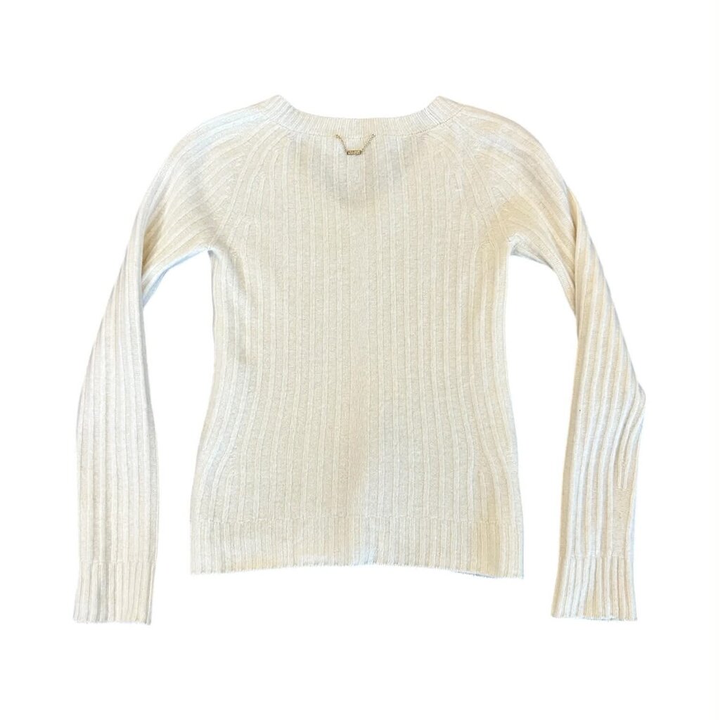 The Row V-Neck 100% Cashmere Long-Sleeve Sweater - Size XS