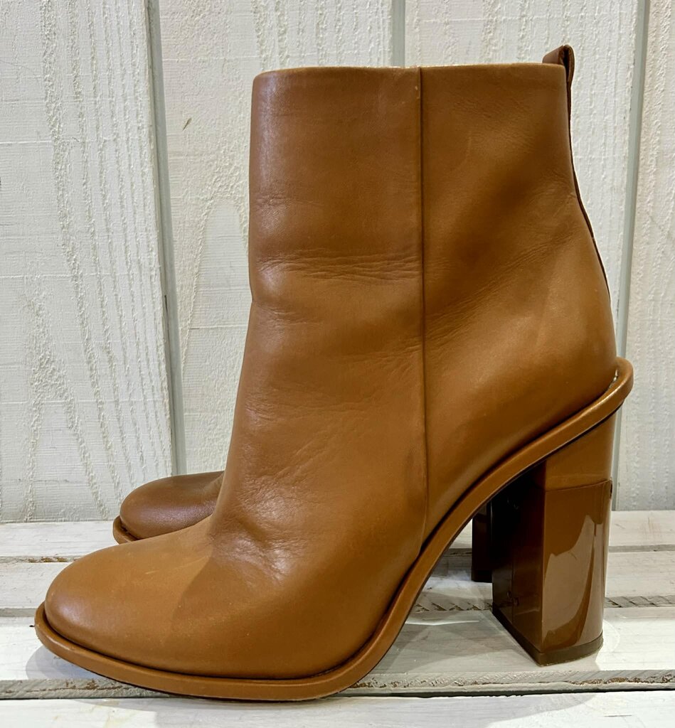 Tory Burch Cognac Leather Ankle Boot - Size 8