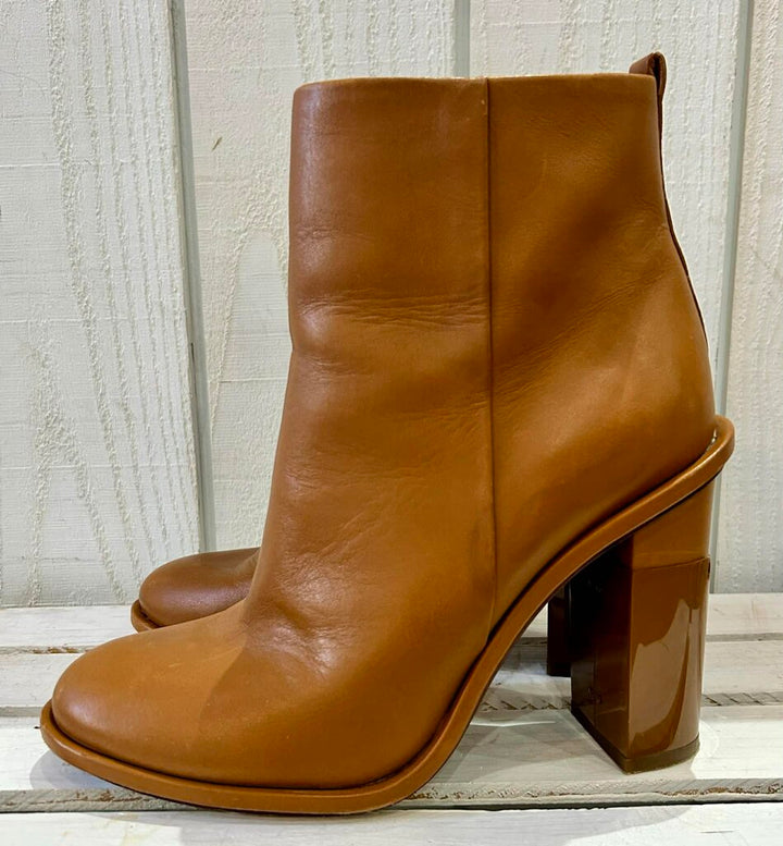 Tory Burch Cognac Leather Ankle Boot - Size 8