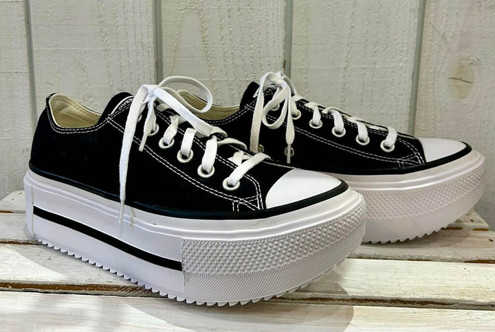 Converse Chuck Taylor All Star Lift Double Stack Low Top Sneaker - Size 8.5