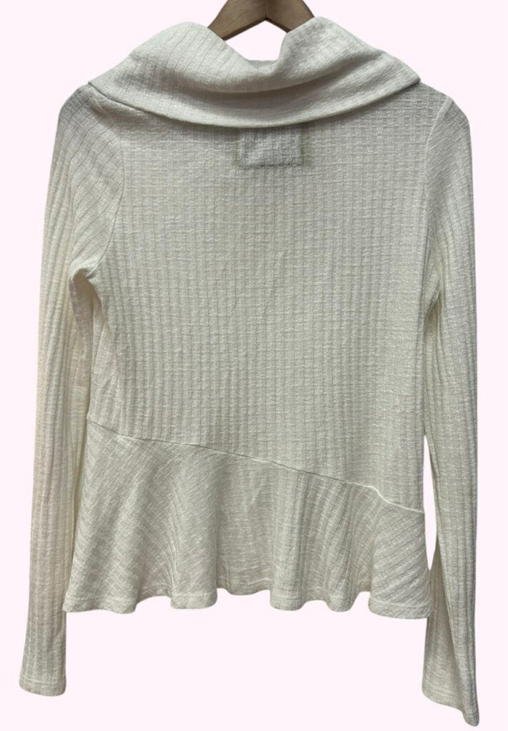 Maeve Cowl Neck Flowy Top - Size Small