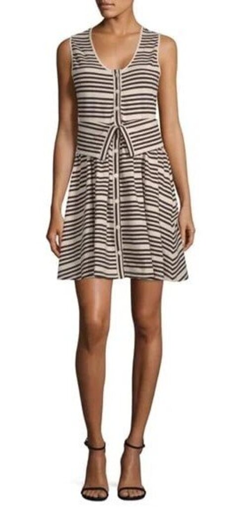 Opening Ceremony NWT Foldover Stripe Dress - Size Medium(Retails $295)