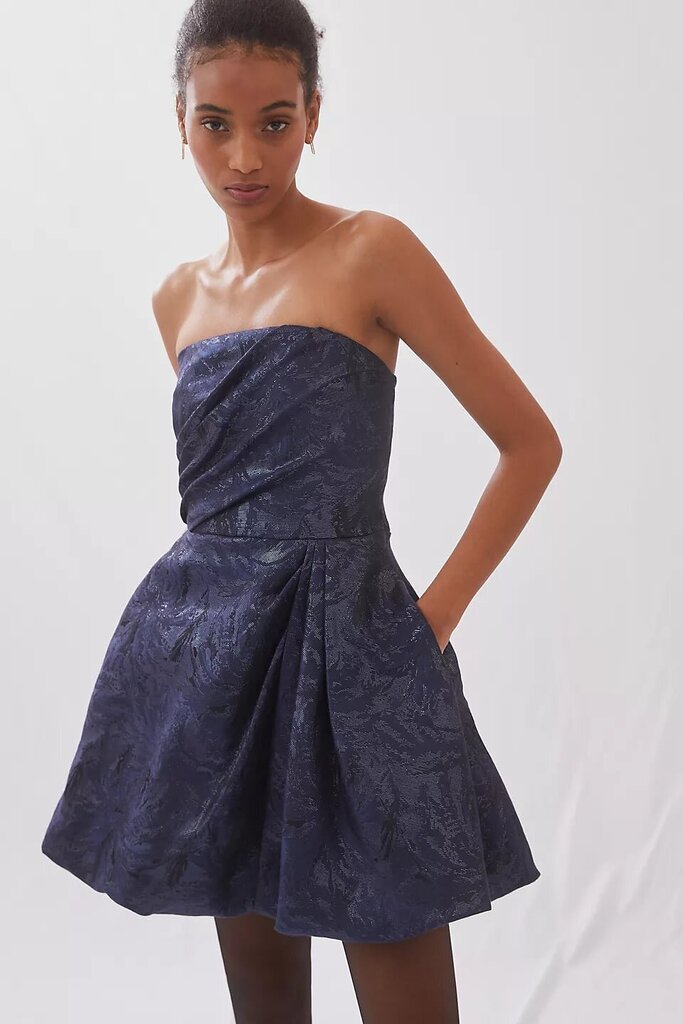 Monique Lhuillier NWT Jacquard Mini Dress - Size 16P