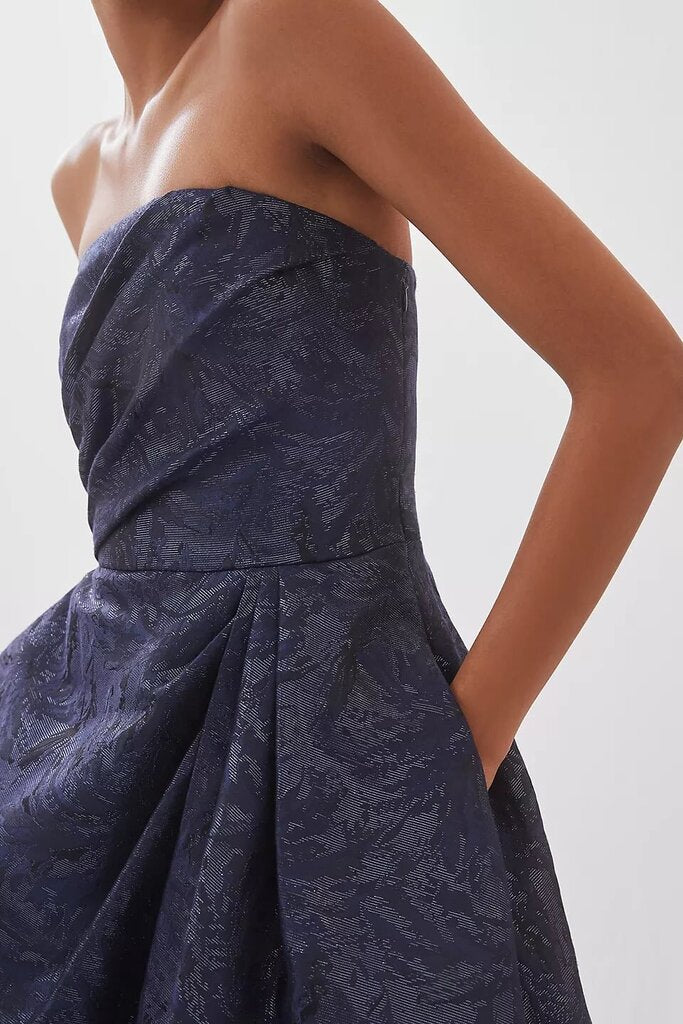 Monique Lhuillier NWT Jacquard Mini Dress - Size 16P