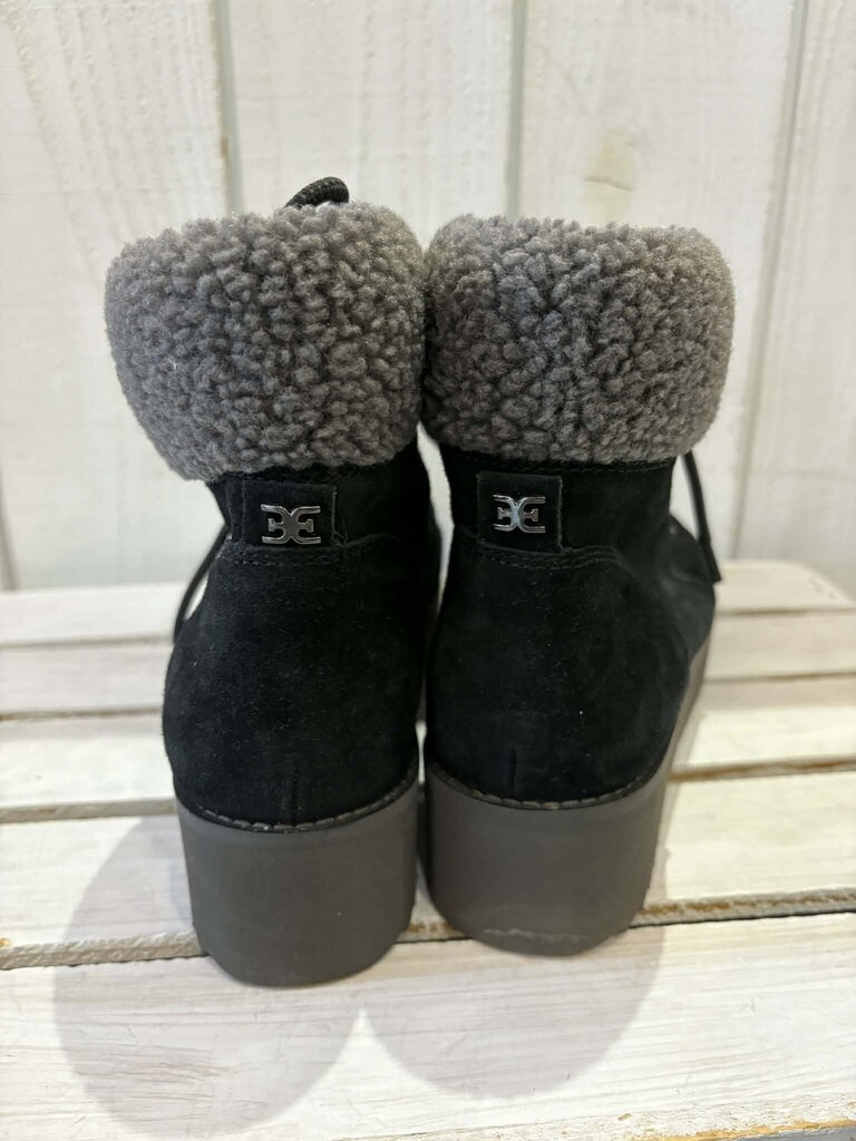 Sam Edelman Franc Faux Fur Ankle Boots - Size 8