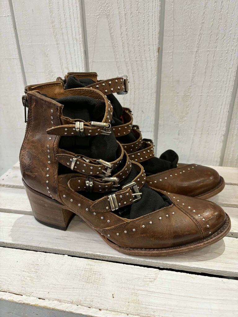 Free Bird Felicity Cognac Boots - Size 8