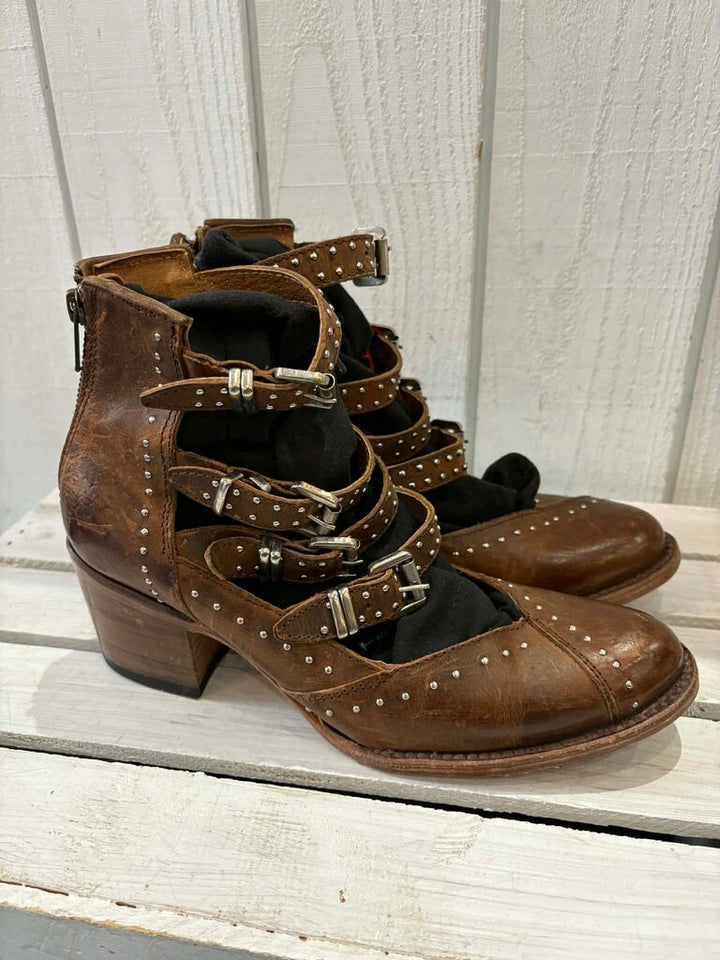 Free Bird Felicity Cognac Boots - Size 8