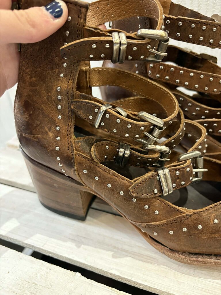 Free Bird Felicity Cognac Boots - Size 8