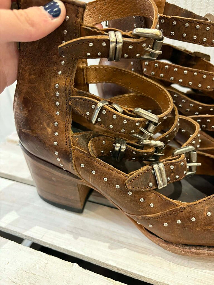Free Bird Felicity Cognac Boots - Size 8