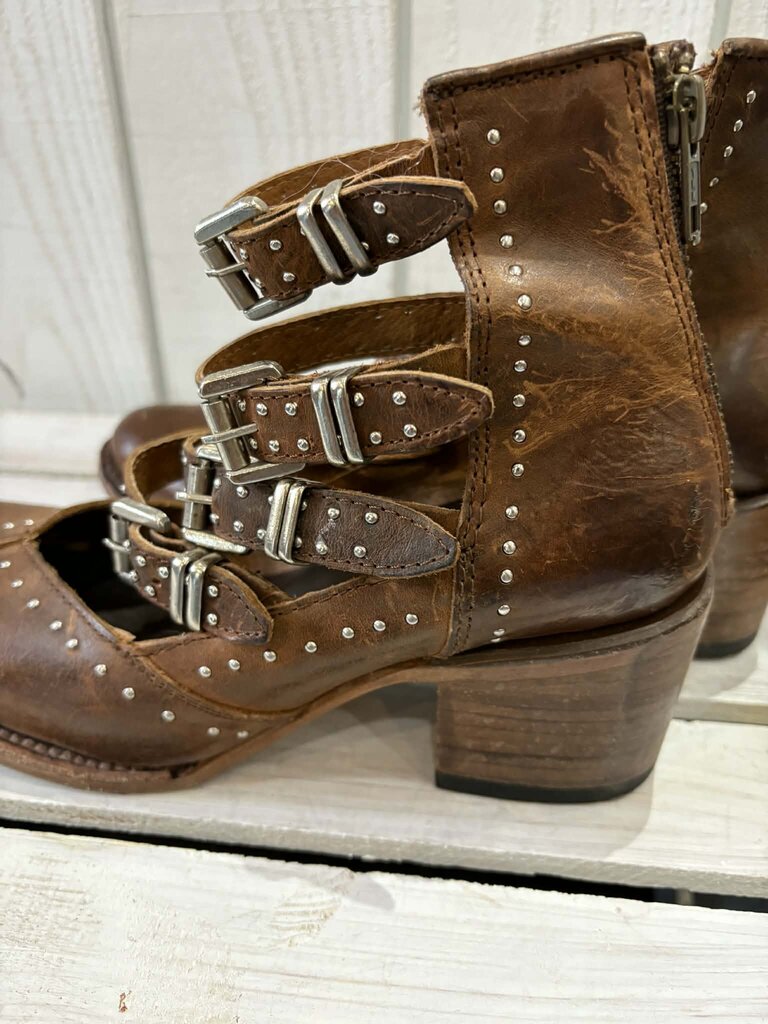 Free Bird Felicity Cognac Boots - Size 8