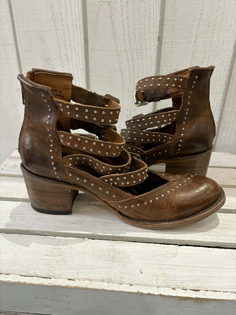 Free Bird Felicity Cognac Boots - Size 8
