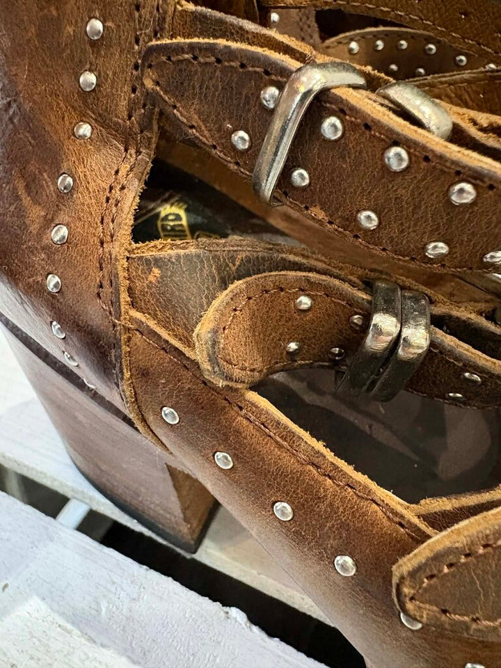 Free Bird Felicity Cognac Boots - Size 8