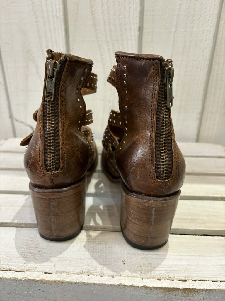 Free Bird Felicity Cognac Boots - Size 8