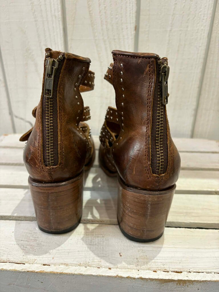 Free Bird Felicity Cognac Boots - Size 8