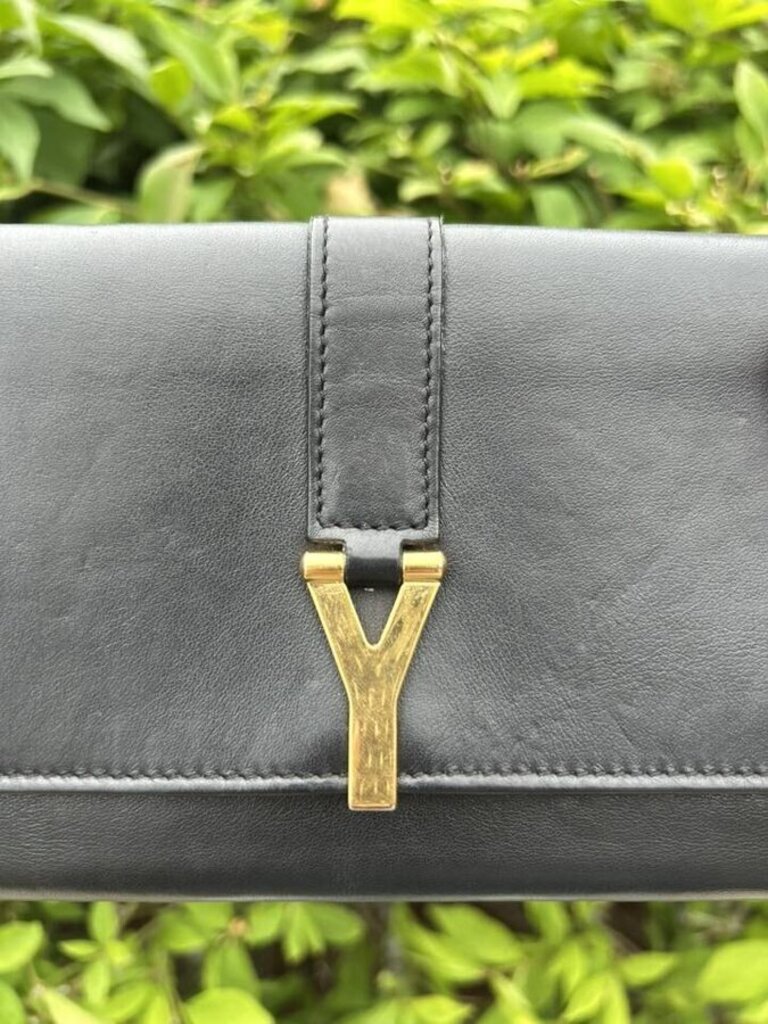 Yves Saint Laurent Leather Continental Wallet