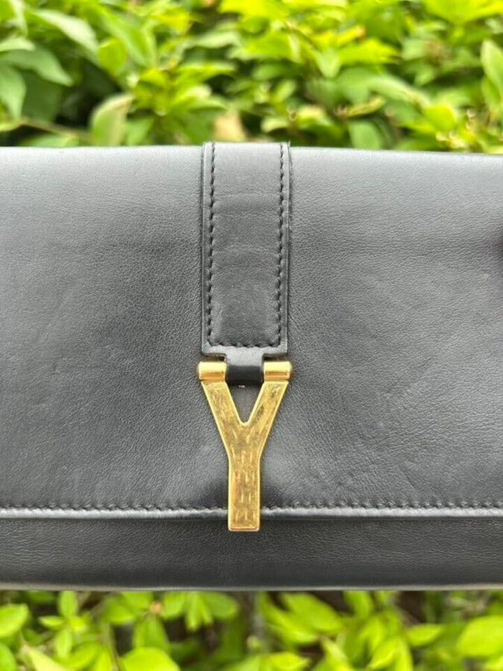 Yves Saint Laurent Leather Continental Wallet