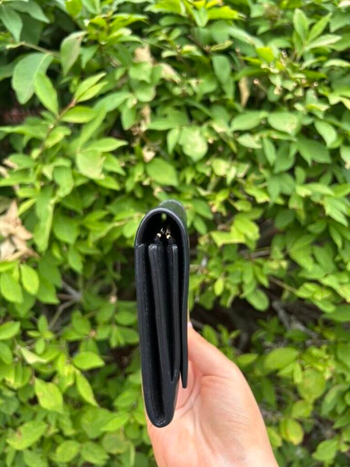 Yves Saint Laurent Leather Continental Wallet