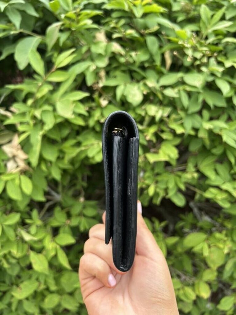 Yves Saint Laurent Leather Continental Wallet