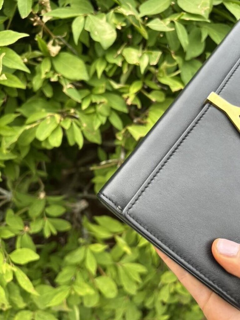 Yves Saint Laurent Leather Continental Wallet