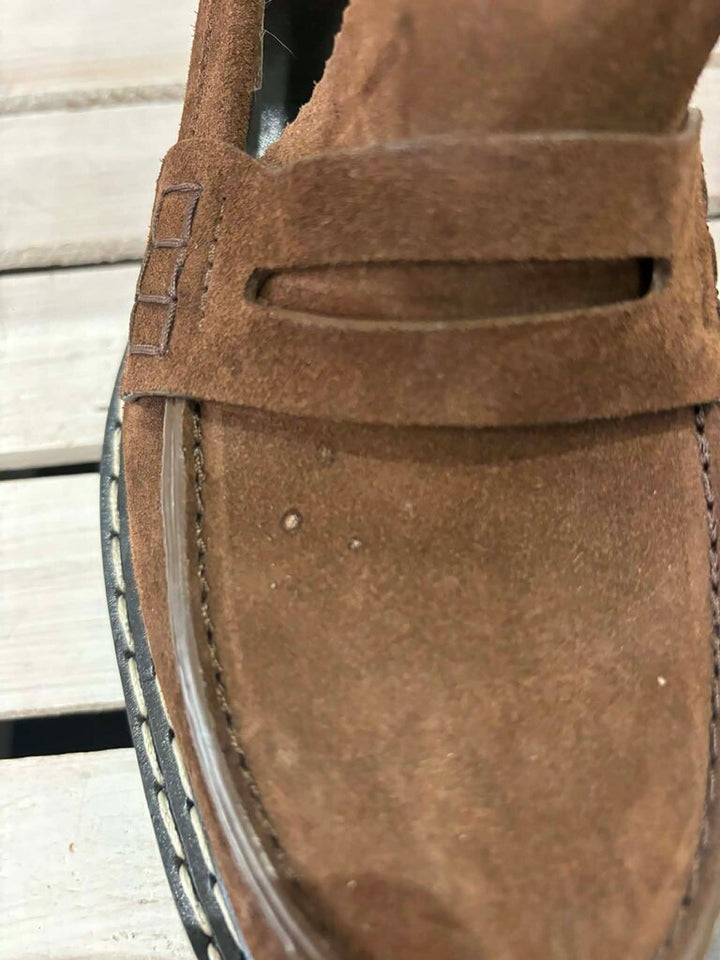 Proenza Schouler Lug Sole Platform Loafers in Dark Brown Size 39.5