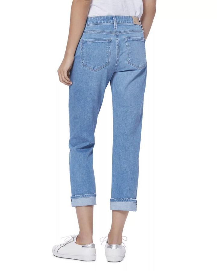 Paige Brigitte Slim Boyfriend Jeans in Folk Distressed - Size 29