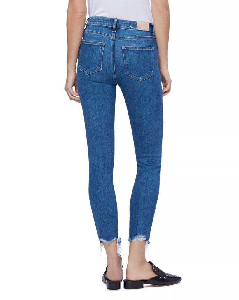 Paige PAIGE Hoxton Ankle Skinny Jeans in Jazlyn Destructed - Size 31