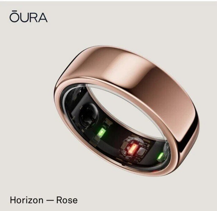 Oura Gen3 Horizon Ring in Rose Gold (Retails for $449) - Size 9