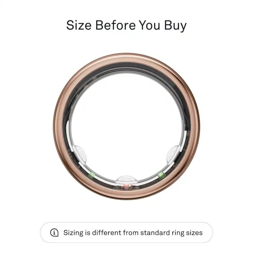 Oura Gen3 Horizon Ring in Rose Gold (Retails for $449) - Size 9