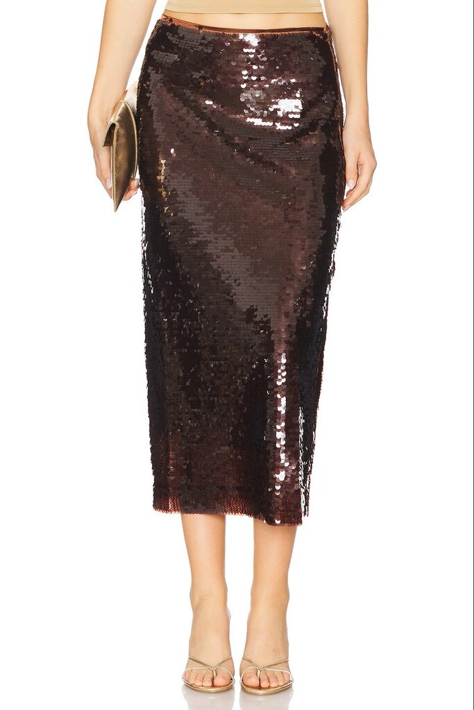 ASTR The Label Dova Skirt in Brown - Size XS (Retails for $109)