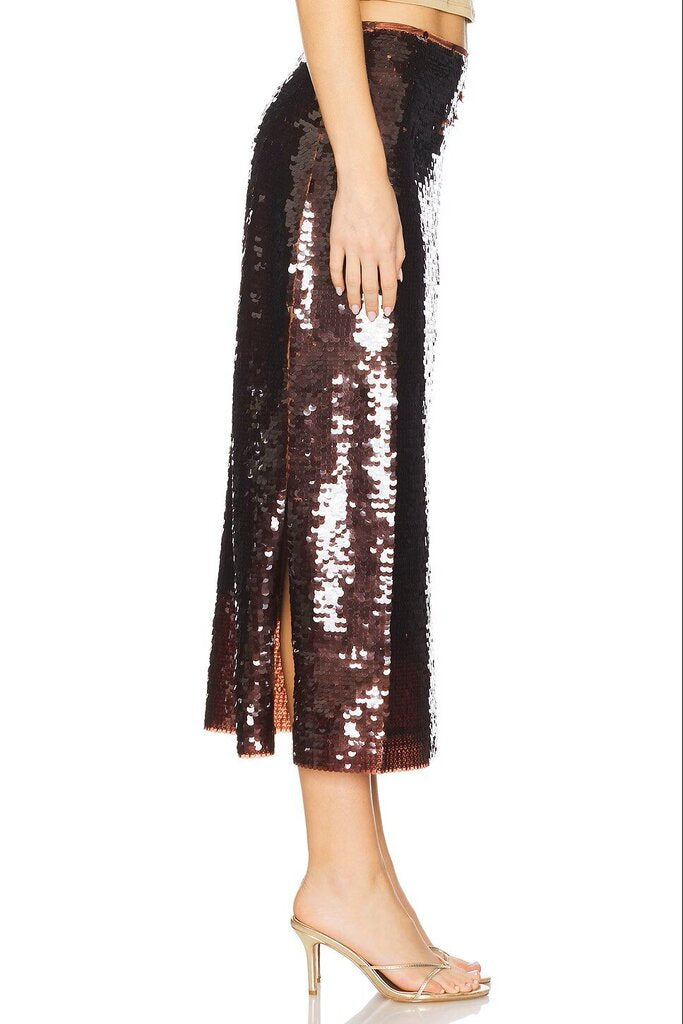 ASTR The Label Dova Skirt in Brown - Size XS (Retails for $109)