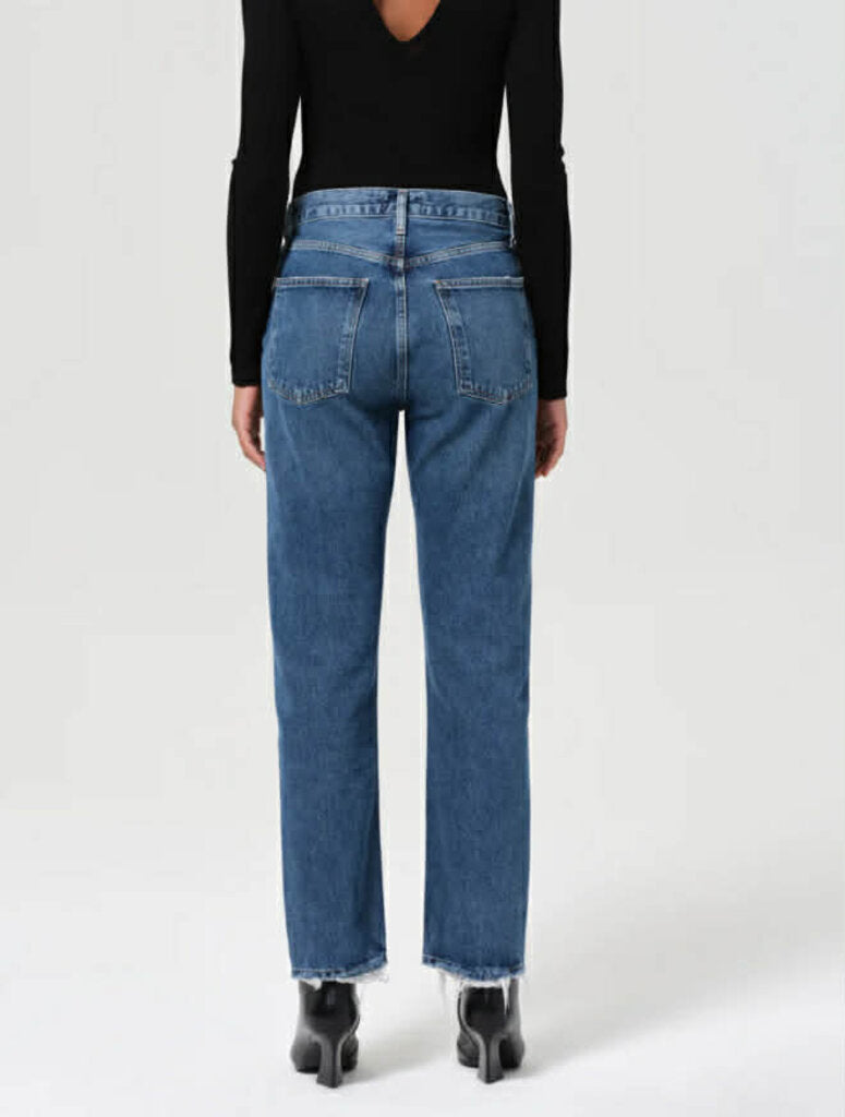 Agolde 90's Pinch Waist High Rise Straight Jeans - Size 26 (Retails $208)