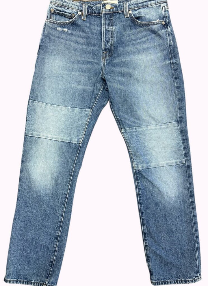 Frame Le Slouch Straight Leg Patchwork Jeans - Size 28