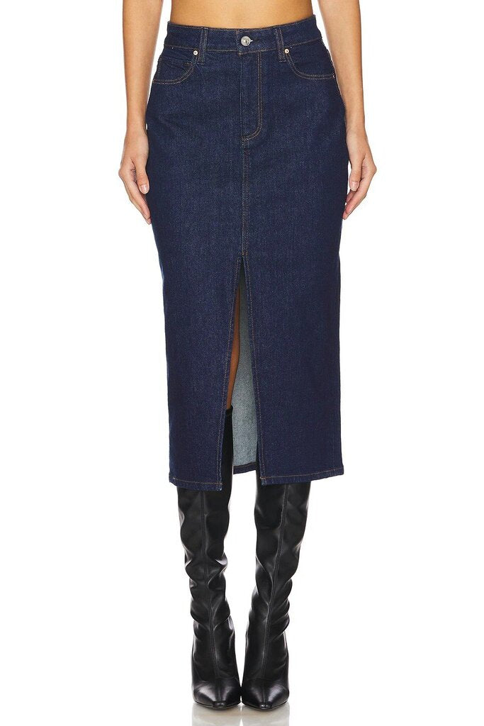 Paige Angela Midi Skirt in Azura (Retails for $279) - Size 24