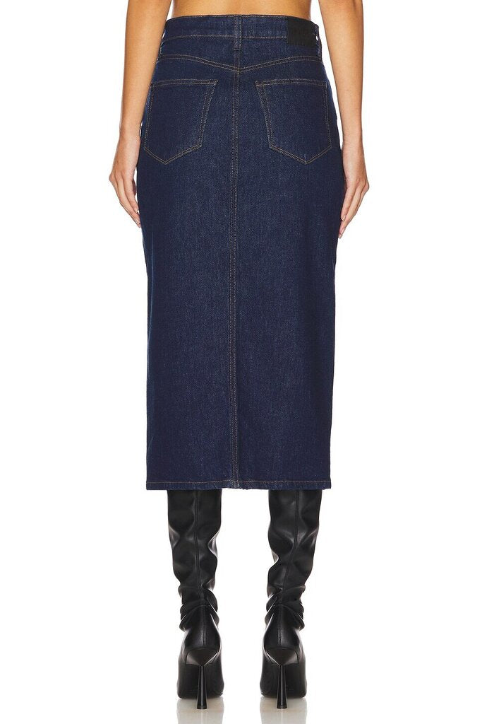 Paige Angela Midi Skirt in Azura (Retails for $279) - Size 24