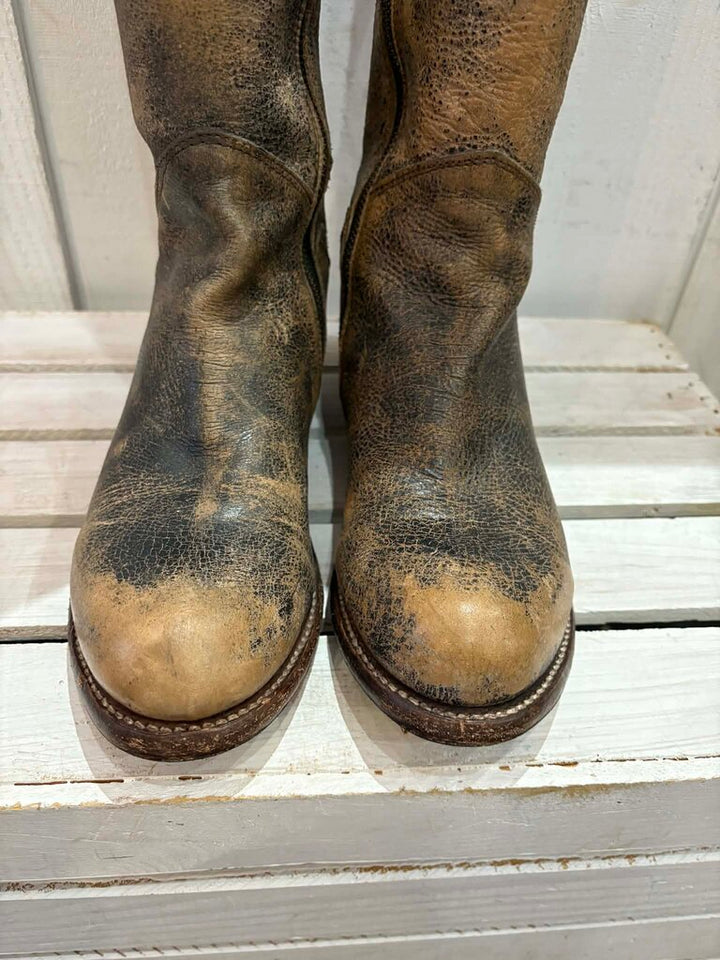 Bed Stu Manchester Distressed Knee High Boots - Size 8