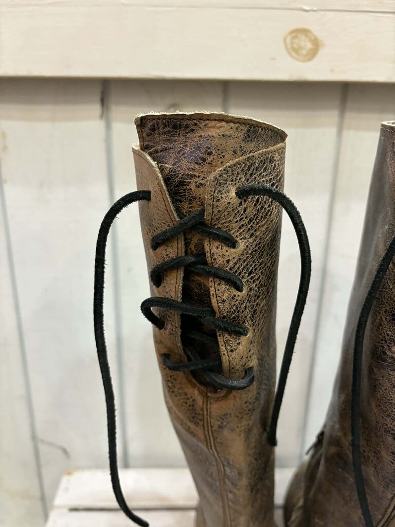 Bed Stu Manchester Distressed Knee High Boots - Size 8