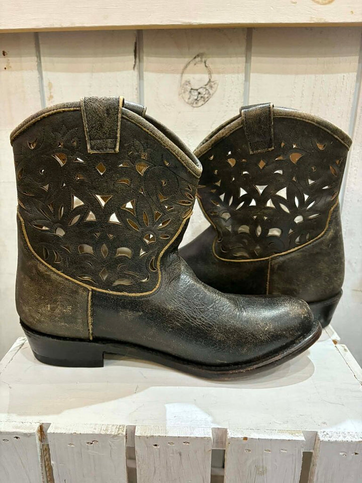 Ash Julian Laser-Cut Boots - Size 38.5