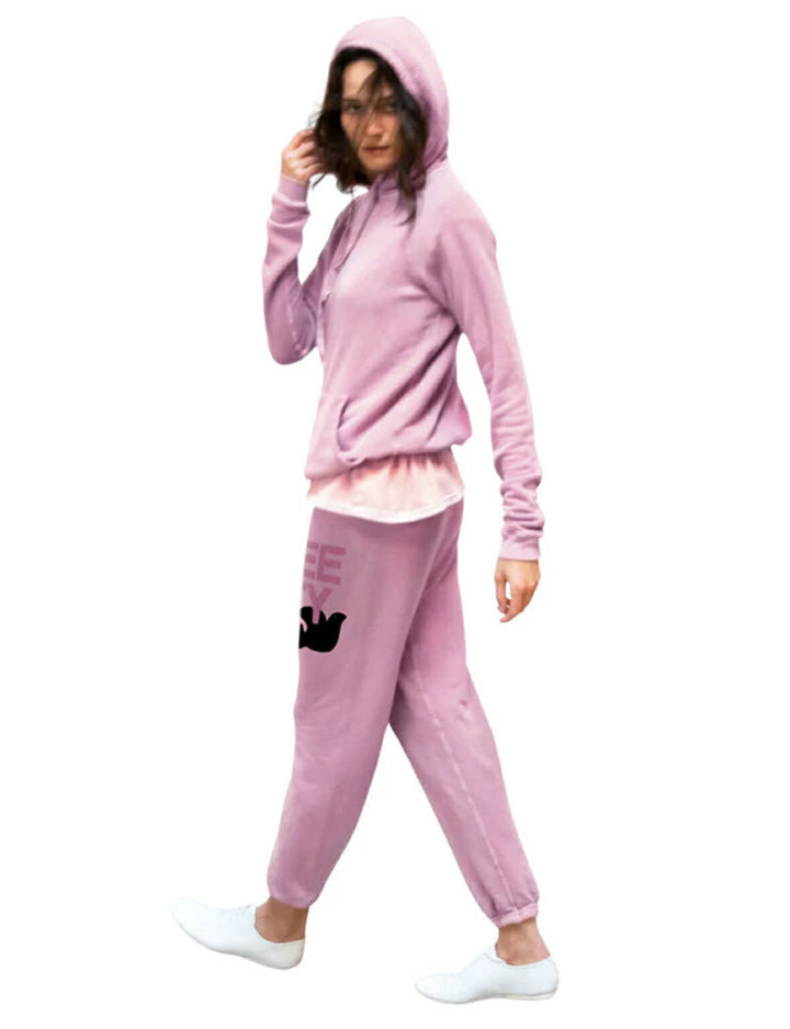 Free City Superfluff Lux OG Rose Water Splash Pink Sweatpants - Size Medium